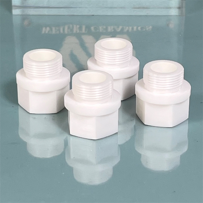 Threaded Zirconia Ceramic Component Threaded Zirconia Ceramic Component